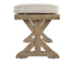 Beachcroft Wood Look Cushioned Patio Dining Bench -FurniHub Store 810599435 5