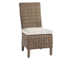 Beachcroft All-Weather Wicker Cushioned Patio Dining Chairs, 2-Pack -FurniHub Store 810599436 1