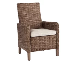 Beachcroft All-Weather Wicker Cushioned Patio Dining Armchairs, 2-Pack 10 Beachcroft All-Weather Wicker Cushioned Patio Dining Armchairs, 2-Pack -FurniHub Store 810599437 1