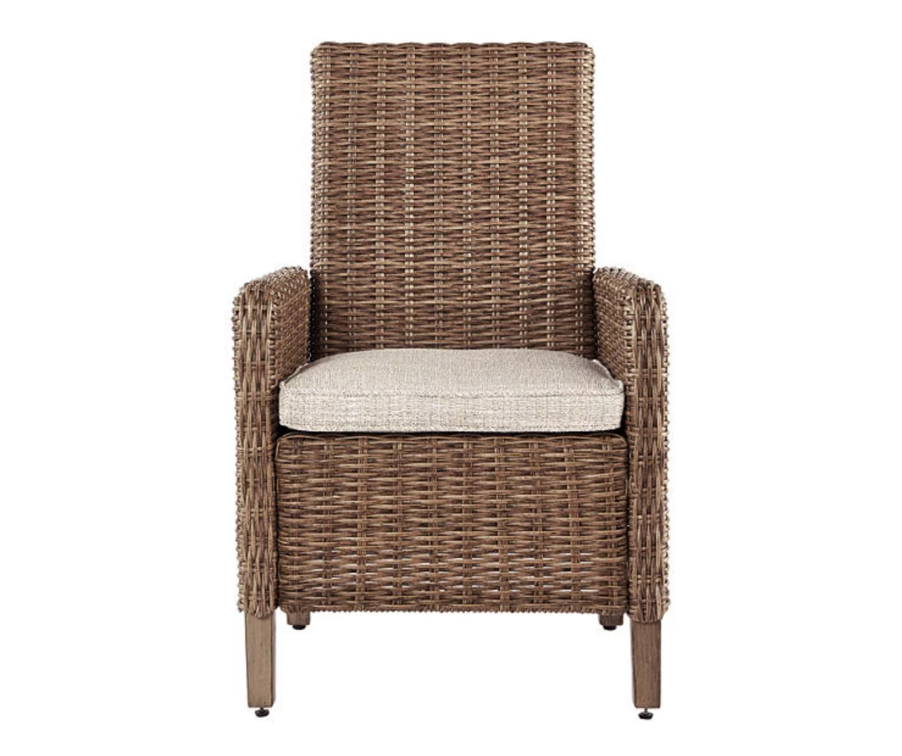 Beachcroft All-Weather Wicker Cushioned Patio Dining Armchairs, 2-Pack 5 Beachcroft All-Weather Wicker Cushioned Patio Dining Armchairs, 2-Pack - Image 3