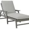 Visola Wood Look Cushioned Patio Chaise Lounge -FurniHub Store 810599443 3
