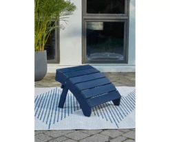 Sundown Treasure Blue Slat Ottoman -FurniHub Store 810599450 3