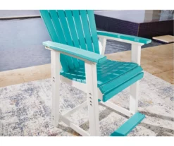 Eisley Wood Look Patio Dining Counter Stools, 2-Pack -FurniHub Store 810599459 3