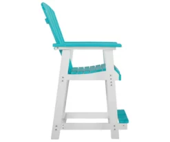 Eisley Wood Look Patio Dining Counter Stools, 2-Pack -FurniHub Store 810599459 5