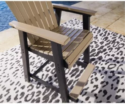 Fairen Trail Wood Look Patio Dining Counter Stools, 2-Pack -FurniHub Store 810599463 3