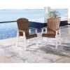 Genesis Bay Brown & White Patio Armchairs, 2-Pack -FurniHub Store 810599465 5
