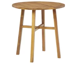 Vallerie Wood 3-Piece Cushioned Patio Bistro Set -FurniHub Store 810599472 12