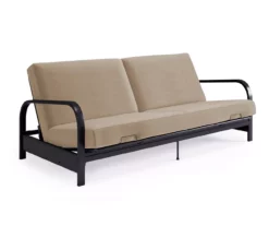 DHP Elbern Black Metal Futon With Cover -FurniHub Store 810599700 A3