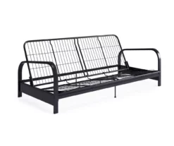 DHP Elbern Black Metal Futon With Cover -FurniHub Store 810599700 810600181 810600182 A8 3