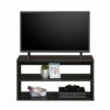 32.3" Cinnamon Cherry Open Frame TV Stand 2 32.3" Cinnamon Cherry Open Frame TV Stand -FurniHub Store 810603195 A0