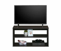32.3" Cinnamon Cherry Open Frame TV Stand