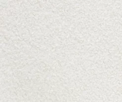 Cream Faux Wool Boucle Rolling Swivel Office Chair -FurniHub Store 810606674 A0 10