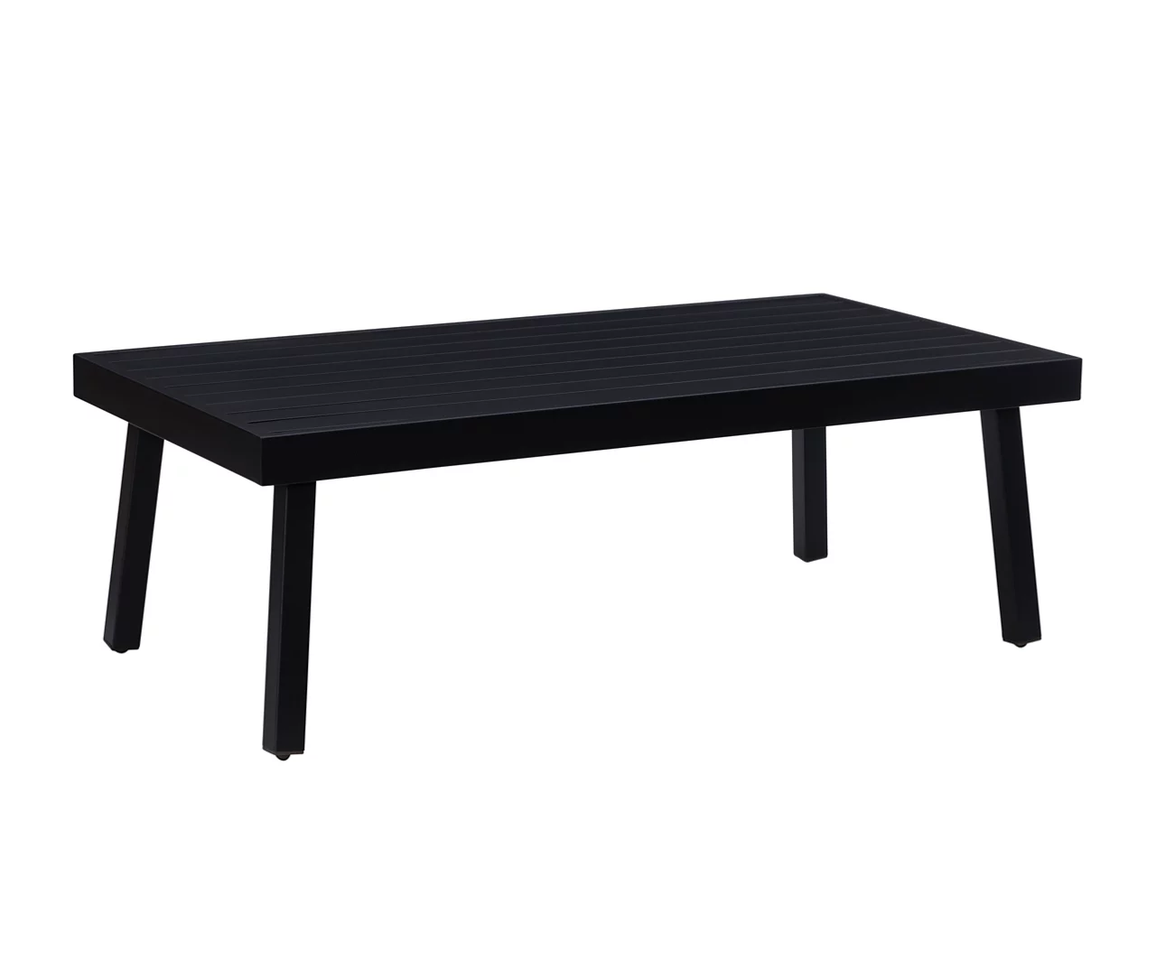 Marcy Black Metal Patio Coffee Table 4 Marcy Black Metal Patio Coffee Table - Image 2