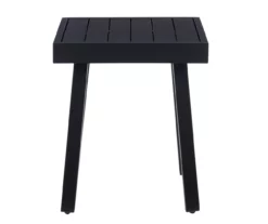 Marcy Black Metal Patio Side Table -FurniHub Store 810607955 A1 3