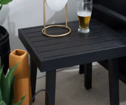 Marcy Black Metal Patio Side Table -FurniHub Store 810607955 A7 6