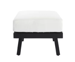 Marcy Metal Cushioned Patio Ottoman -FurniHub Store 810607956 A1 2