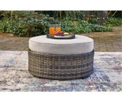 Harbor Court All-Weather Wicker Cushioned Patio Ottoman -FurniHub Store 810607992 3
