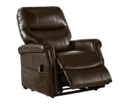 Markridge Chocolate Faux Leather Power Lift Recliner -FurniHub Store 810609737 4