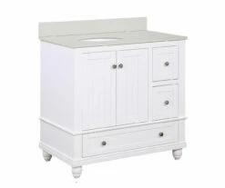 DHP Atwater Living Jazmyn Bathroom Vanity With White Sink -FurniHub Store 810610488 A0 1