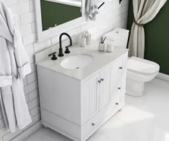 DHP Atwater Living Jazmyn Bathroom Vanity With White Sink -FurniHub Store 810610488 B0 1
