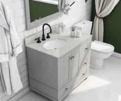 DHP Atwater Living Jazmyn Bathroom Vanity With White Sink -FurniHub Store 810610489 B0 1