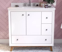 DHP Atwater Living Delias Bathroom Vanity With White Sink -FurniHub Store 810610514 B0 1