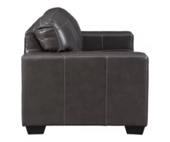 Morelos Gray Leather Loveseat -FurniHub Store 810610794 A0 6
