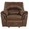 Bladen Coffee Faux Leather Rocker Recliner -FurniHub Store 810612226 5