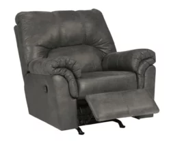 Bladen Slate Faux Leather Rocker Recliner -FurniHub Store 810612227 1