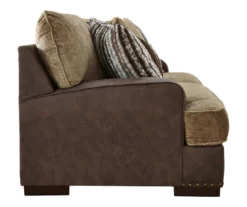 Alesbury Brown Faux Leather Sofa -FurniHub Store 810612256 4