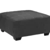 Ambee Gray Oversize Accent Ottoman -FurniHub Store 810612262 1