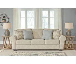Haisley Ivory Queen Sleeper Sofa -FurniHub Store 810612307 3
