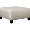Hallenberg Beige Oversize Accent Ottoman -FurniHub Store 810612308 1