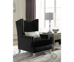 Harriotte Black Accent Chair 11 Harriotte Black Accent Chair -FurniHub Store 810612309 1