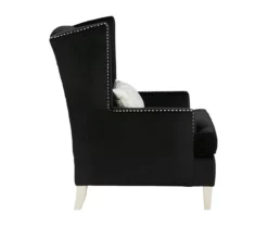 Harriotte Black Accent Chair 10 Harriotte Black Accent Chair -FurniHub Store 810612309 4