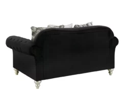 Harriotte Black Loveseat -FurniHub Store 810612312 3
