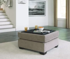 Creswell Gray Storage Ottoman -FurniHub Store 810612338 3