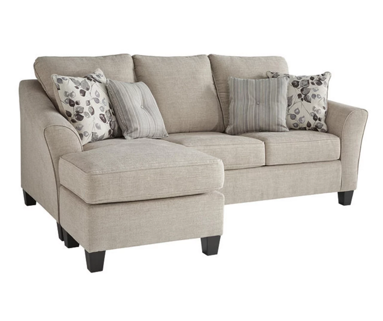 Abney Gray Sofa Chaise 3 Abney Gray Sofa Chaise