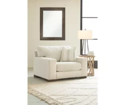 Maggie White Chair And A Half -FurniHub Store 810612352 5