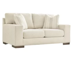 Maggie White Loveseat -FurniHub Store 810612353 1