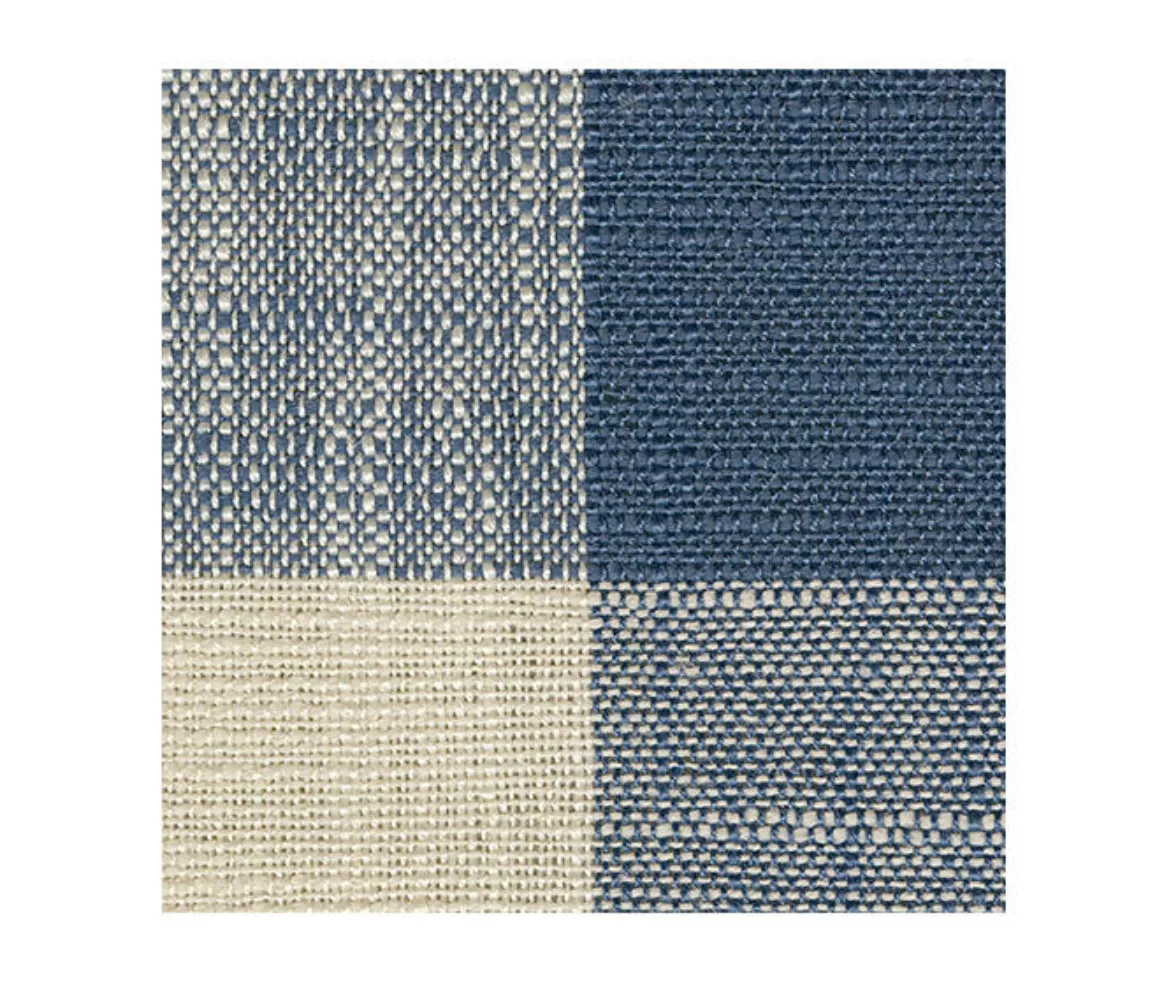 Meggett Blue & Beige Plaid Oversize Accent Ottoman 5 Meggett Blue & Beige Plaid Oversize Accent Ottoman - Image 3