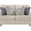 Traemore Linen Loveseat -FurniHub Store 810612377 1