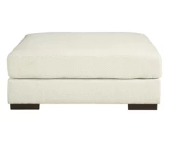 Zada White Oversize Accent Ottoman -FurniHub Store 810612391 2