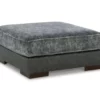 Larkstone Charcoal Oversize Accent Ottoman 2 Larkstone Charcoal Oversize Accent Ottoman -FurniHub Store 810612394 1