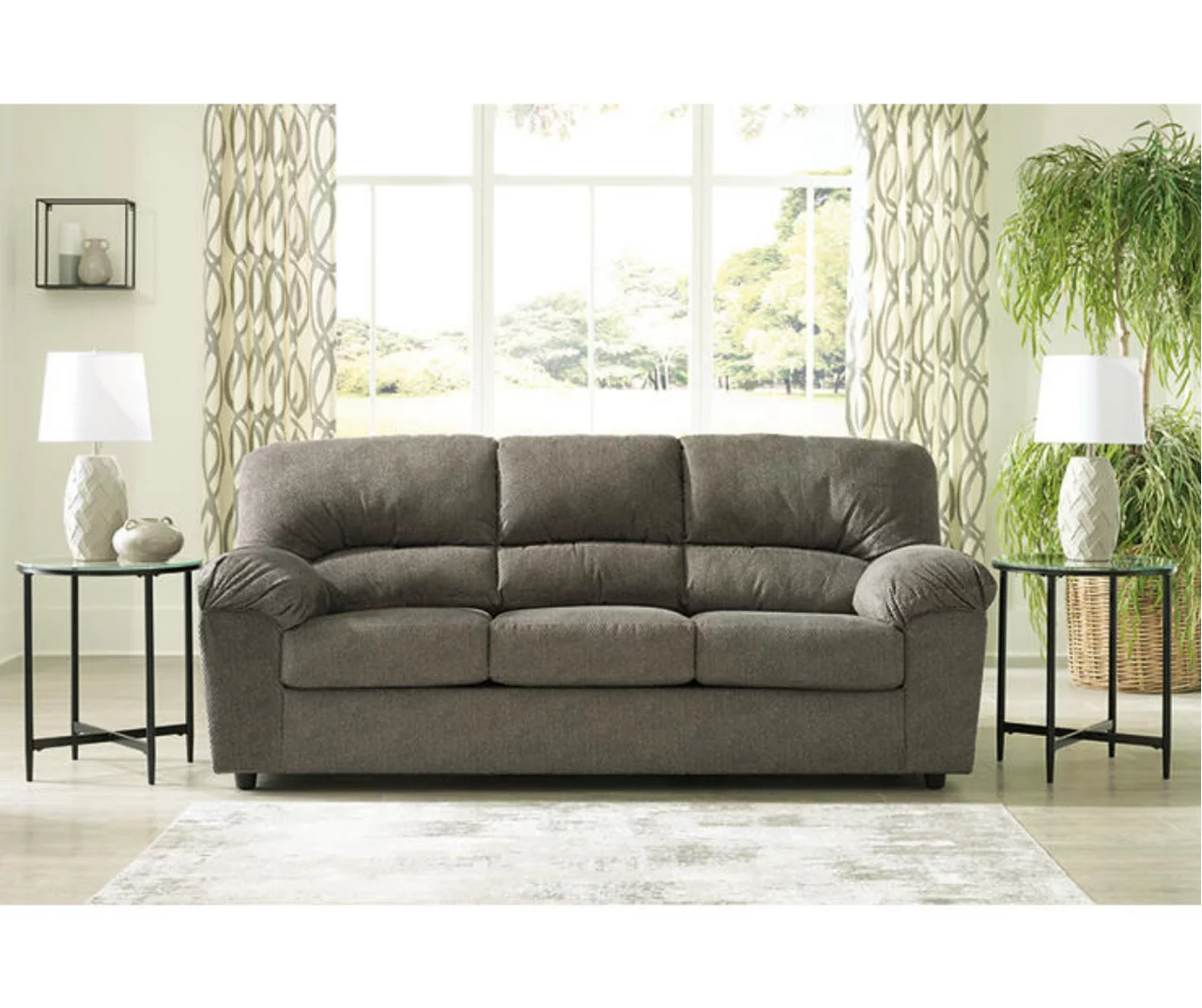 Norlou Taupe Sofa 7 Norlou Taupe Sofa - Image 5