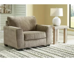 Olin Chocolate Chair And A Half -FurniHub Store 810612441 5