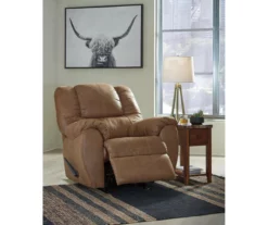 McGann Saddle Faux Leather Rocker Recliner -FurniHub Store 810612511 A0 4