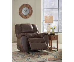 McGann Walnut Faux Leather Rocker Recliner 10 McGann Walnut Faux Leather Rocker Recliner -FurniHub Store 810612512 3