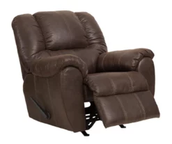 McGann Walnut Faux Leather Rocker Recliner 12 McGann Walnut Faux Leather Rocker Recliner -FurniHub Store 810612512 4