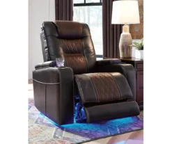 Composer Brown Faux Leather Power Recliner -FurniHub Store 810612553 11